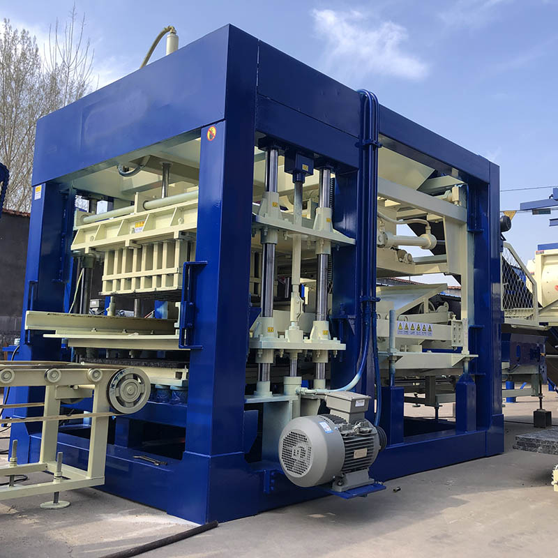 Big production line of QT10-15 brick machine for upgrading brick factory image