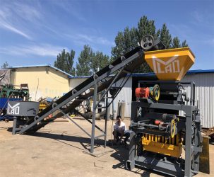 QT4-35 brick making machine made in china for small block making factory