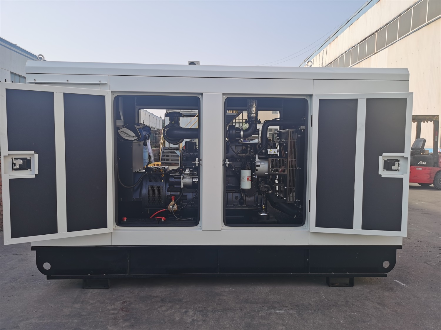 Silent diesel generator image