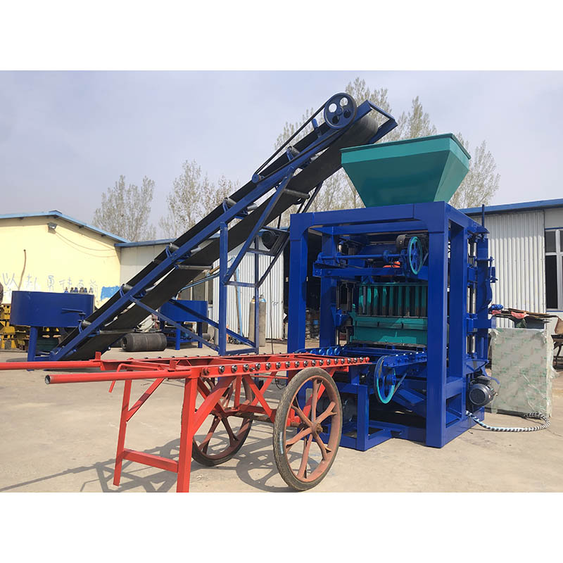 Germany Technology Low Price Qt4-24 Semi Automatic Block Brick Making Machine image