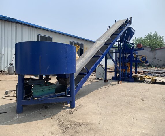 QT4-35 brick making machine made in china for small block making factory